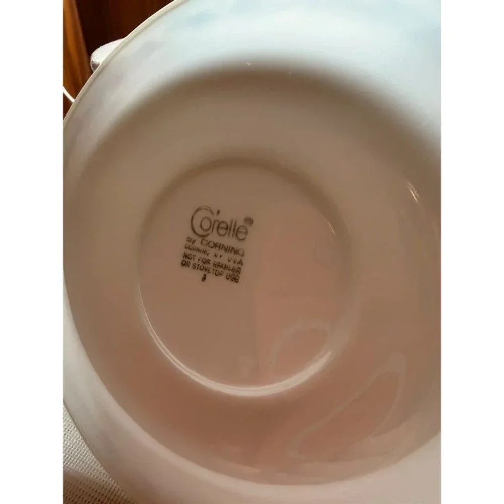 Vintage Corelle Old Town Blue / Blue Onion Saucer Plates – Set of 4